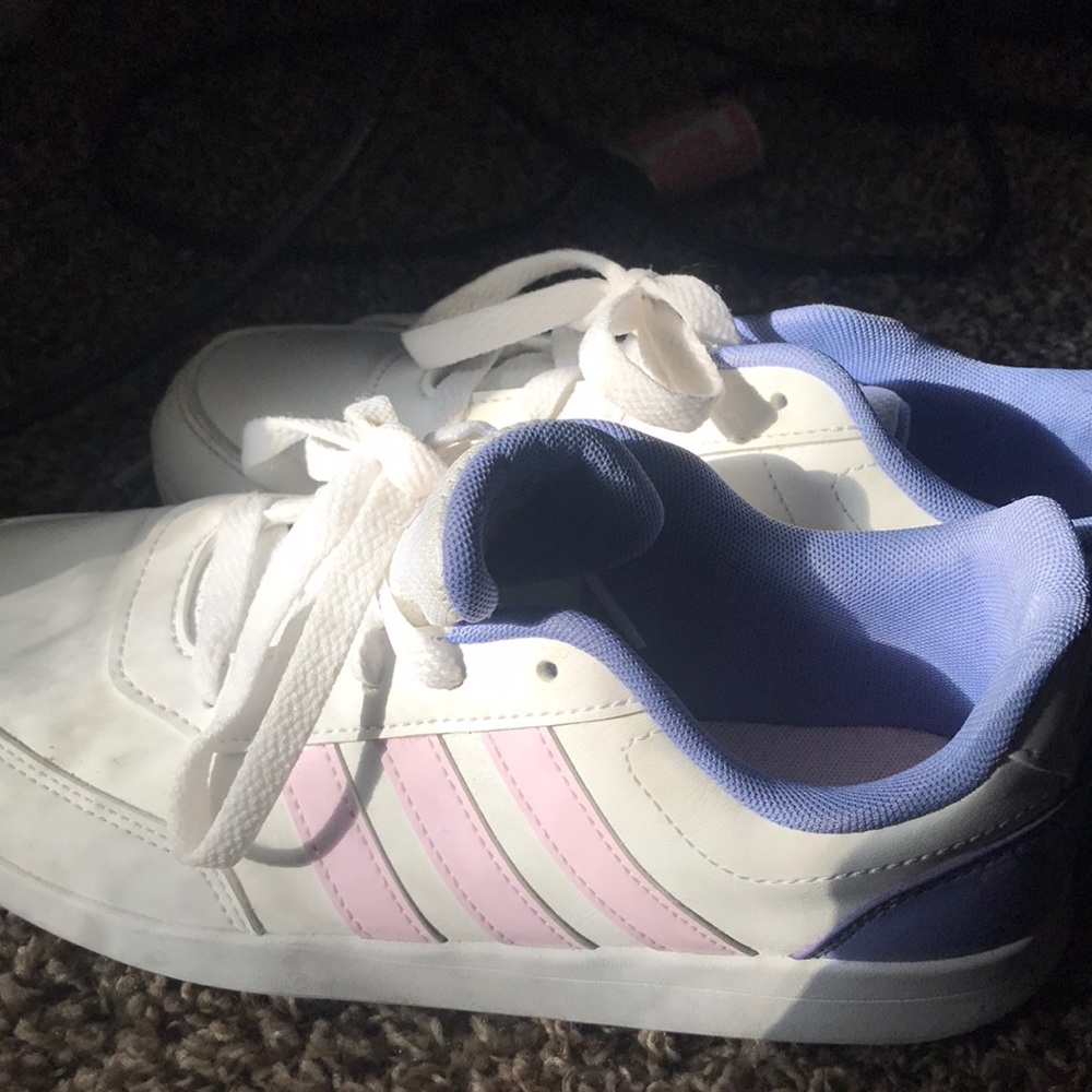 Pink And Purple Adidas (PRE OWNED)